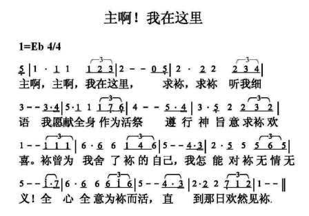 主啊我在这里图片